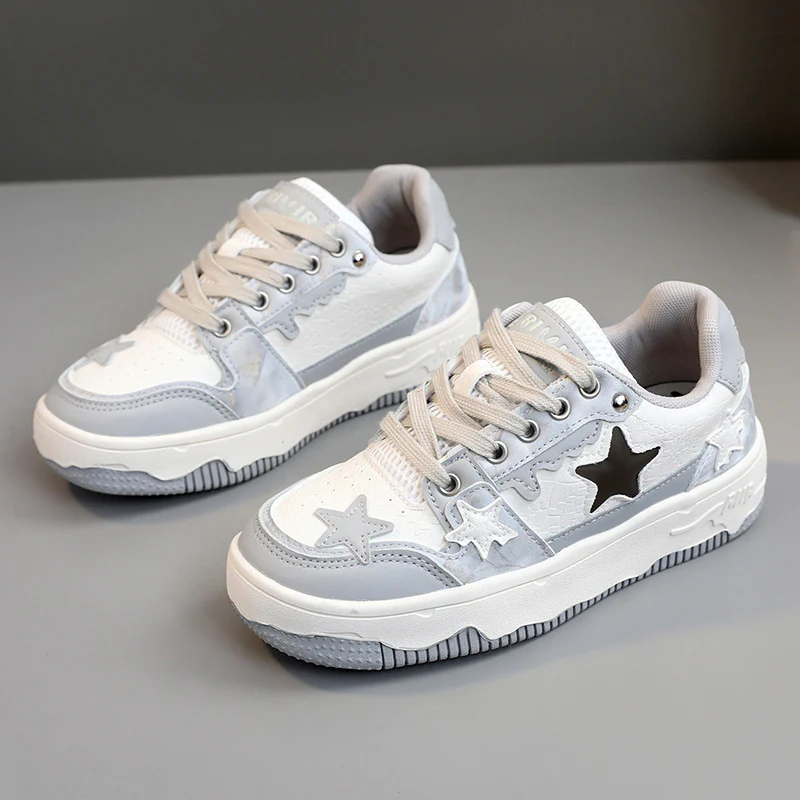 Damen Sportliche Sneakers mit modischem Stern-Design und atmungsaktiver Oberflächenstruktur Heidi Mode - Image 7