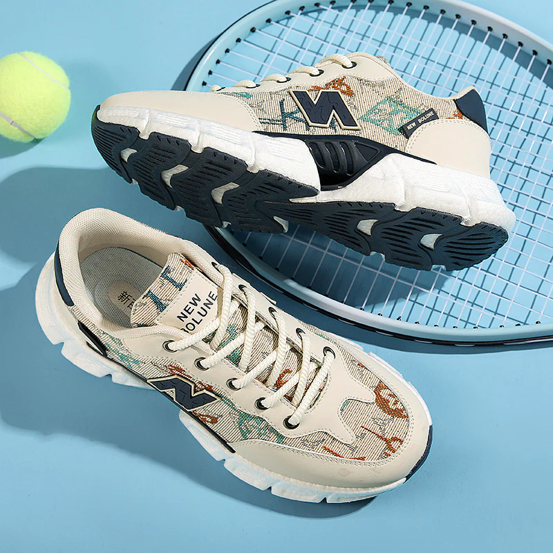 Damen Sportliche Sneakers mit modischem Strukturdesign und atmungsaktiven Materialien Heidi Mode