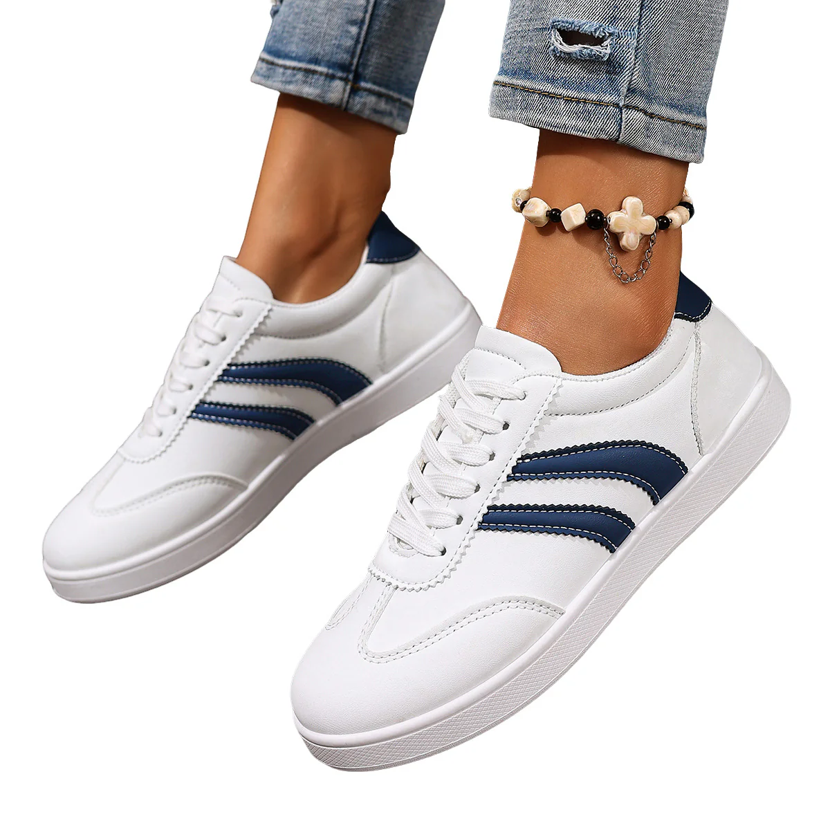 Damen Sportliche Sneakers mit modischen Designelementen Heidi Mode - Image 5