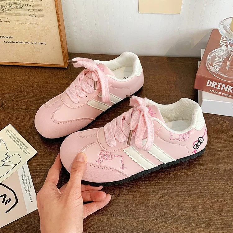 Damen Sportliche Sneakers mit niedlichem Motiv und atmungsaktivem Innenfutter Heidi Mode