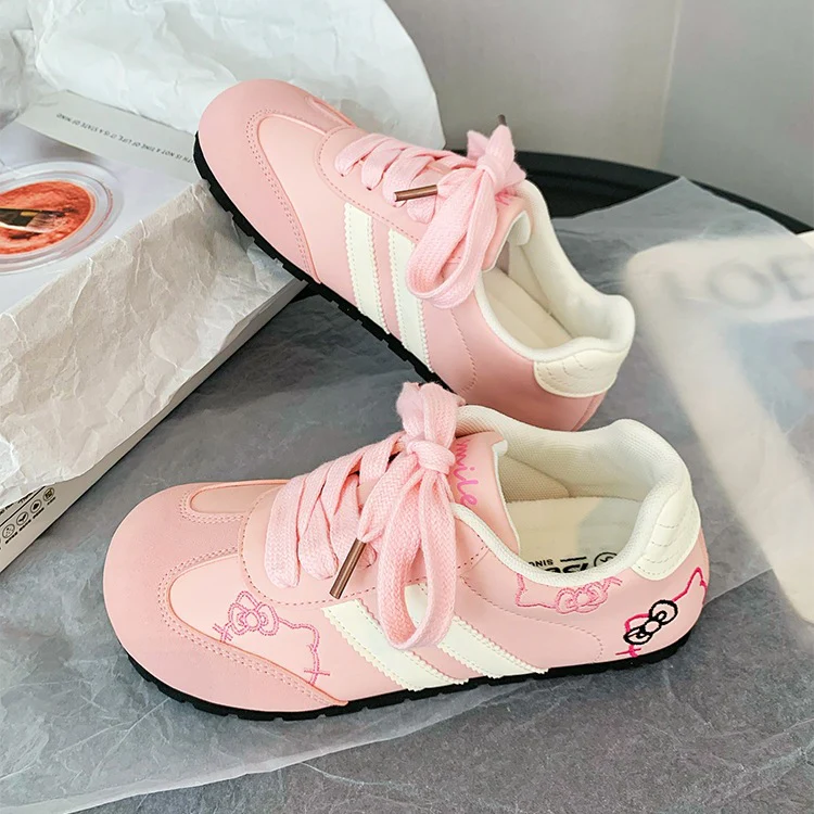 Damen Sportliche Sneakers mit niedlichem Motiv und atmungsaktivem Innenfutter Heidi Mode - Image 3