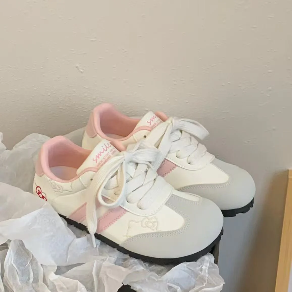 Damen Sportliche Sneakers mit niedlichem Motiv und atmungsaktivem Innenfutter Heidi Mode - Image 6