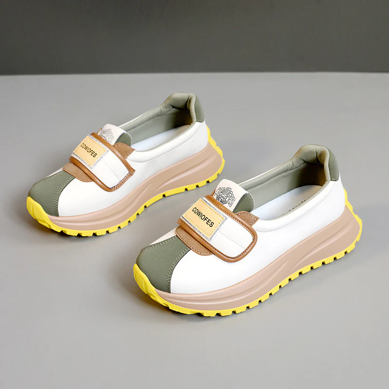 Damen Sportliche Sneakers mit praktischer Klettverschluss-Optik und ergonomischer Sohle Heidi Mode - Image 7