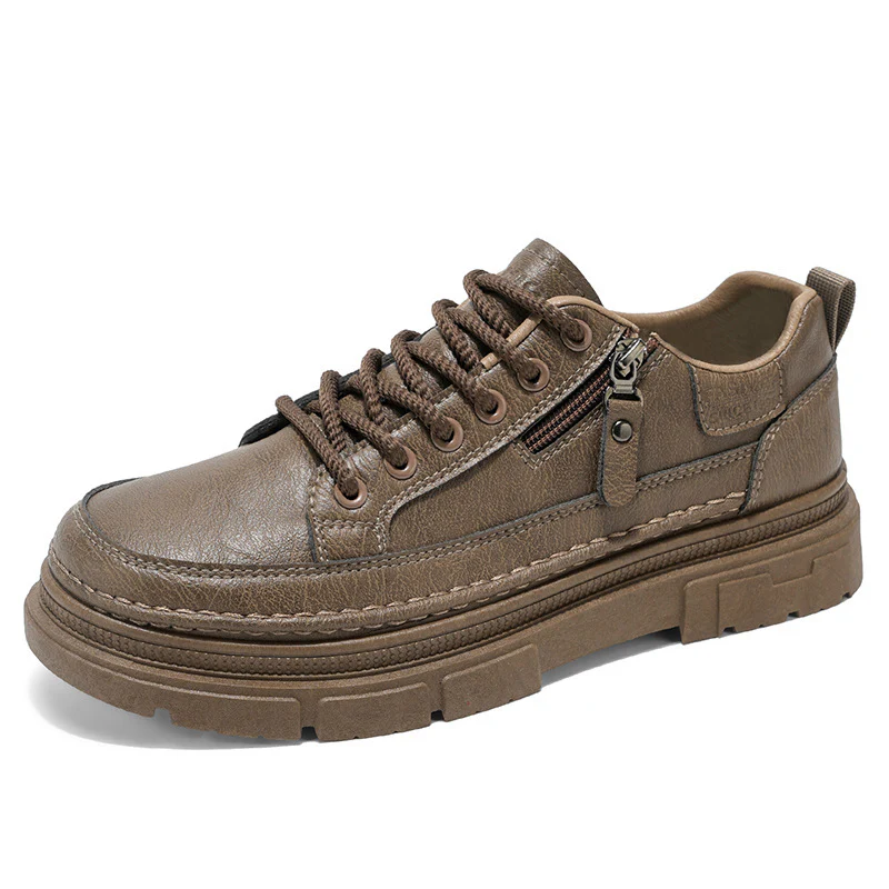 Damen Sportliche Sneakers mit Reißverschluss und robustem Profil Heidi Mode - Image 5
