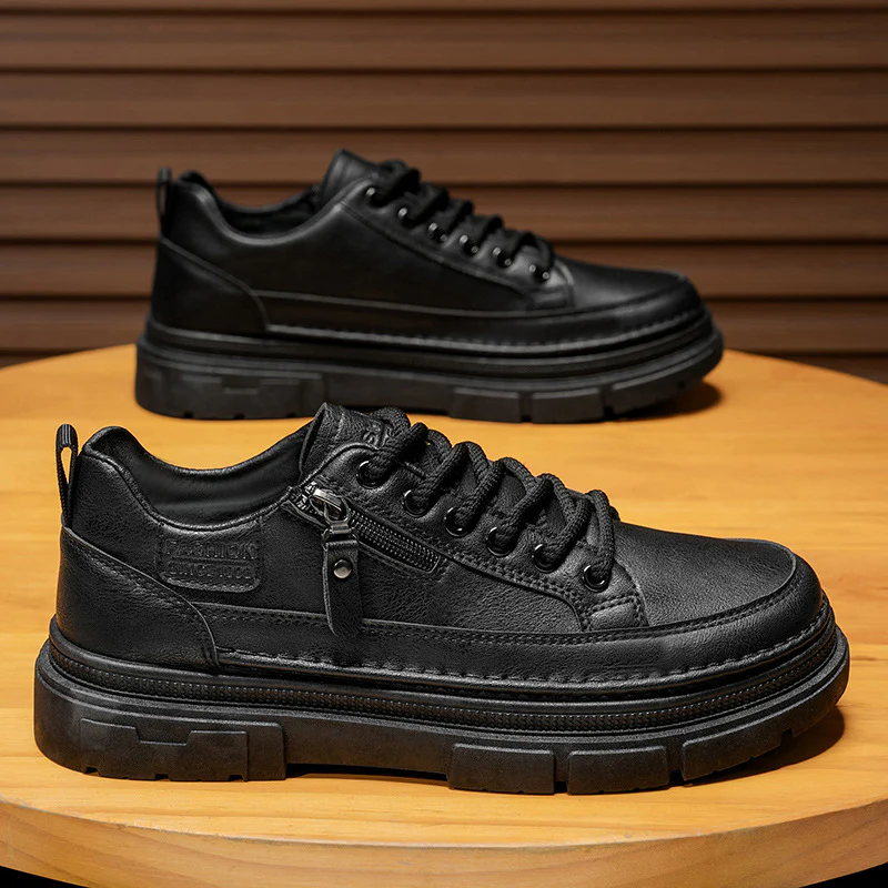 Damen Sportliche Sneakers mit Reißverschluss und robustem Profil Heidi Mode - Image 7