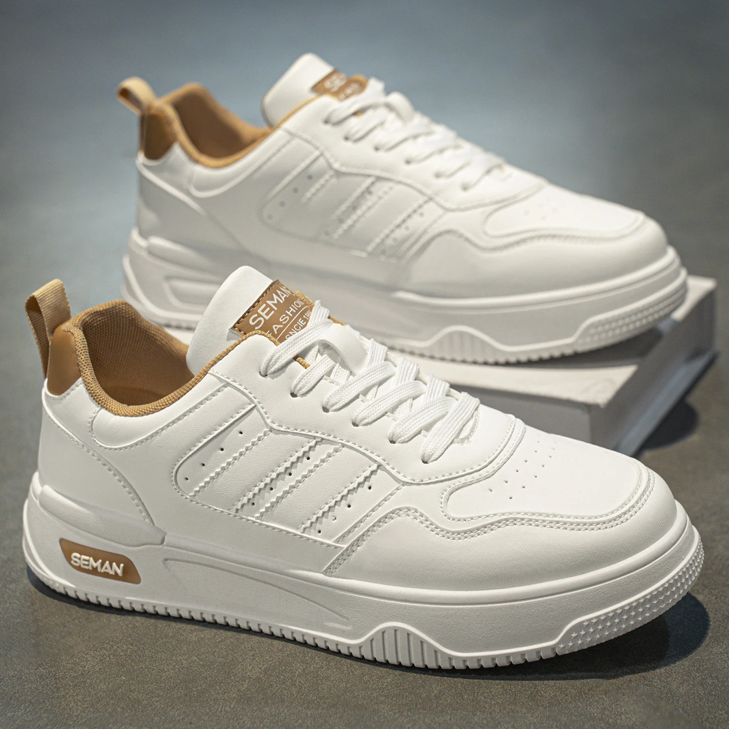 Damen Sportliche Sneakers mit robustem Design und optimaler Dämpfung Heidi Mode