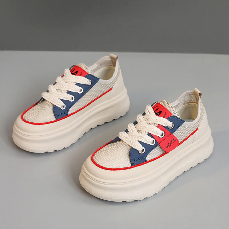 Damen sportliche Sneakers mit robustem Obermaterial und dämpfender Sohle Heidi Mode - Image 7