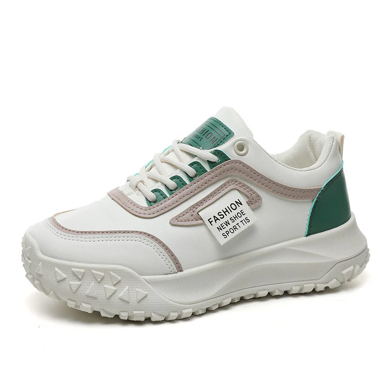 Damen sportliche Sneakers mit rutschfester Profilsohle und atmungsaktiver Obermaterialstruktur Heidi Mode