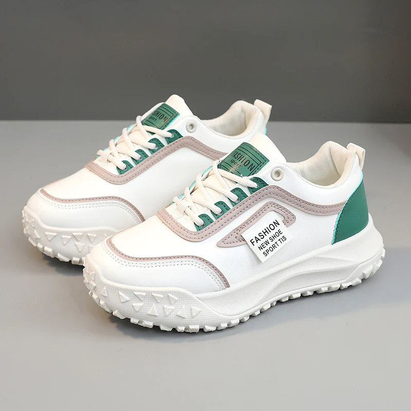 Damen sportliche Sneakers mit rutschfester Profilsohle und atmungsaktiver Obermaterialstruktur Heidi Mode - Image 6