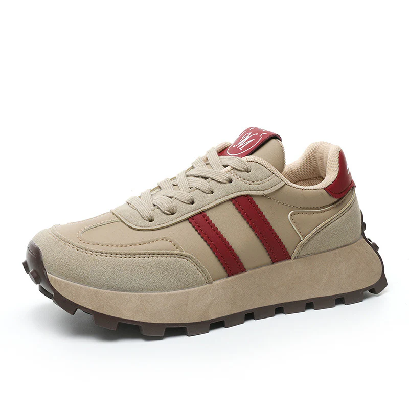 Damen Sportliche Sneakers mit rutschfester Profilsohle und stylishem Design Heidi Mode - Image 5