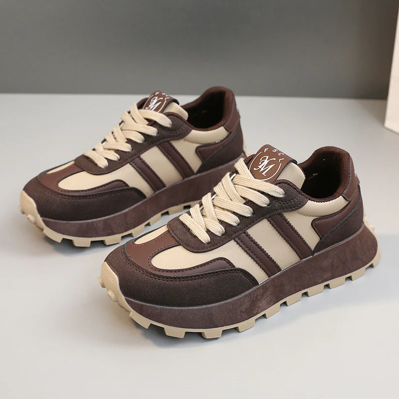 Damen Sportliche Sneakers mit rutschfester Profilsohle und stylishem Design Heidi Mode - Image 7