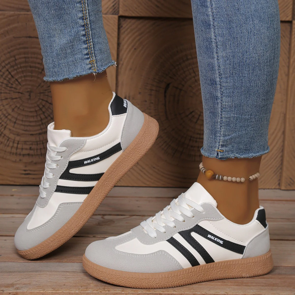 Damen Sportliche Sneakers mit rutschfester Sohle und weichem Innenfutter Heidi Mode - Image 7