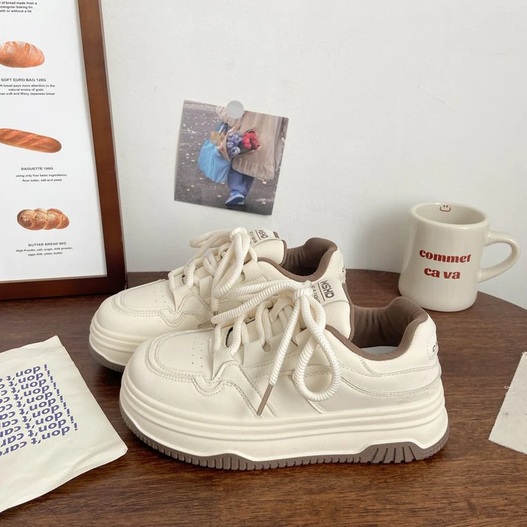 Damen Sportliche Sneakers mit stabiler Sohle und atmungsaktiver Oberflächenstruktur Heidi Mode - Image 6