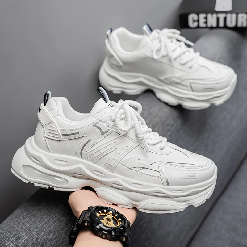 Damen Sportliche Sneakers mit stoßdämpfendem Sohlenprofil und atmungsaktivem Obermaterial Heidi Mode - Image 3
