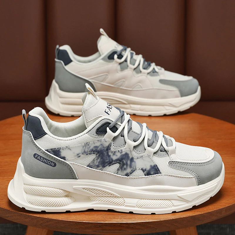 Damen Sportliche Sneakers mit stoßdämpfendem Sohlenprofil und atmungsaktiver Oberfläche Heidi Mode - Image 2