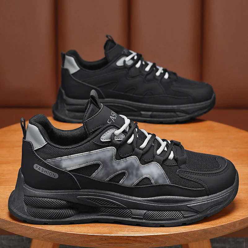 Damen Sportliche Sneakers mit stoßdämpfendem Sohlenprofil und atmungsaktiver Oberfläche Heidi Mode - Image 3