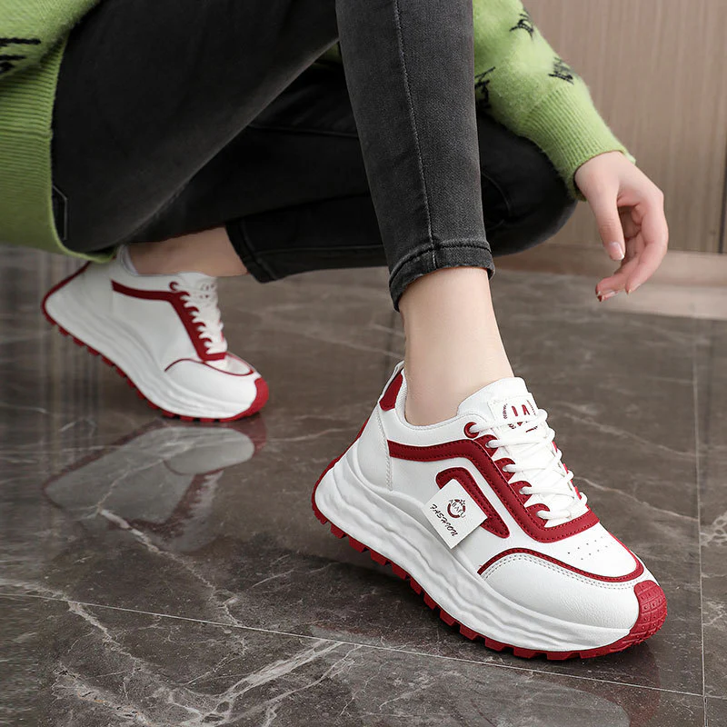 Damen Sportliche Sneakers mit strapazierfähigem Obermaterial und innovativem Dämpfungssystem Heidi Mode - Image 4