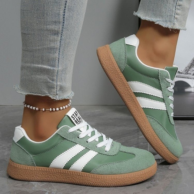 Damen Sportliche Sneakers mit strapazierfähigem Obermaterial und rutschfester Sohle Heidi Mode - Image 2