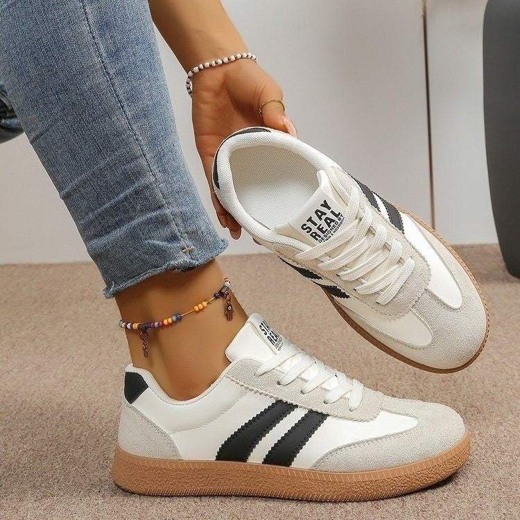 Damen Sportliche Sneakers mit strapazierfähigem Obermaterial und rutschfester Sohle Heidi Mode - Image 3