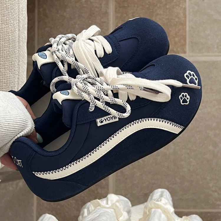 Damen Sportliche Sneakers mit verspieltem Design und atmungsaktiver Oberflächenstruktur Heidi Mode - Image 4