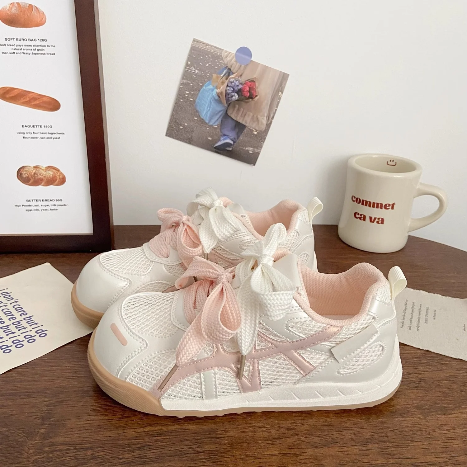 Damen Sportliche Sneakers mit verspieltem Schleifen-Design Heidi Mode - Image 8