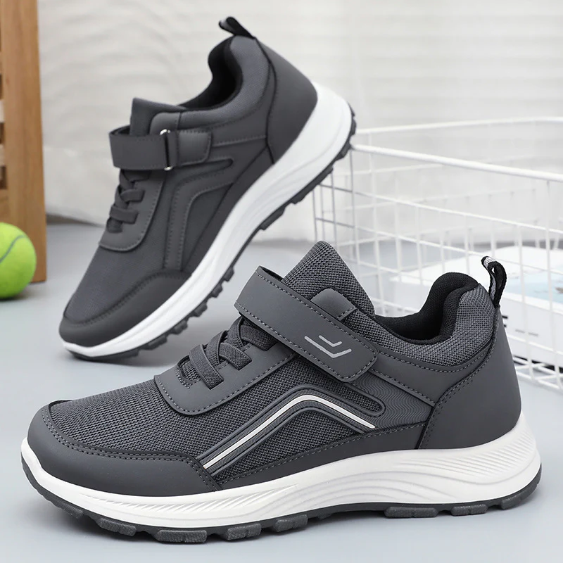 Damen Sportliche Sneakers mit verstellbarem Klettverschluss und atmungsaktivem Mesh-Obermaterial Heidi Mode