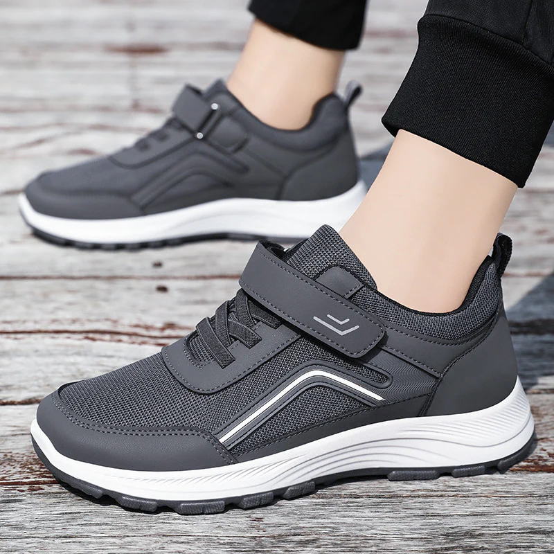 Damen Sportliche Sneakers mit verstellbarem Klettverschluss und atmungsaktivem Mesh-Obermaterial Heidi Mode - Image 3