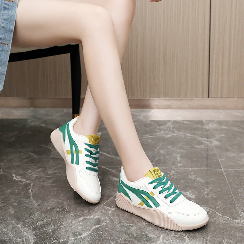 Damen Sportliche Sneakers mit vollflexibler Sohle und komfortablem Innenfutter Heidi Mode - Image 4