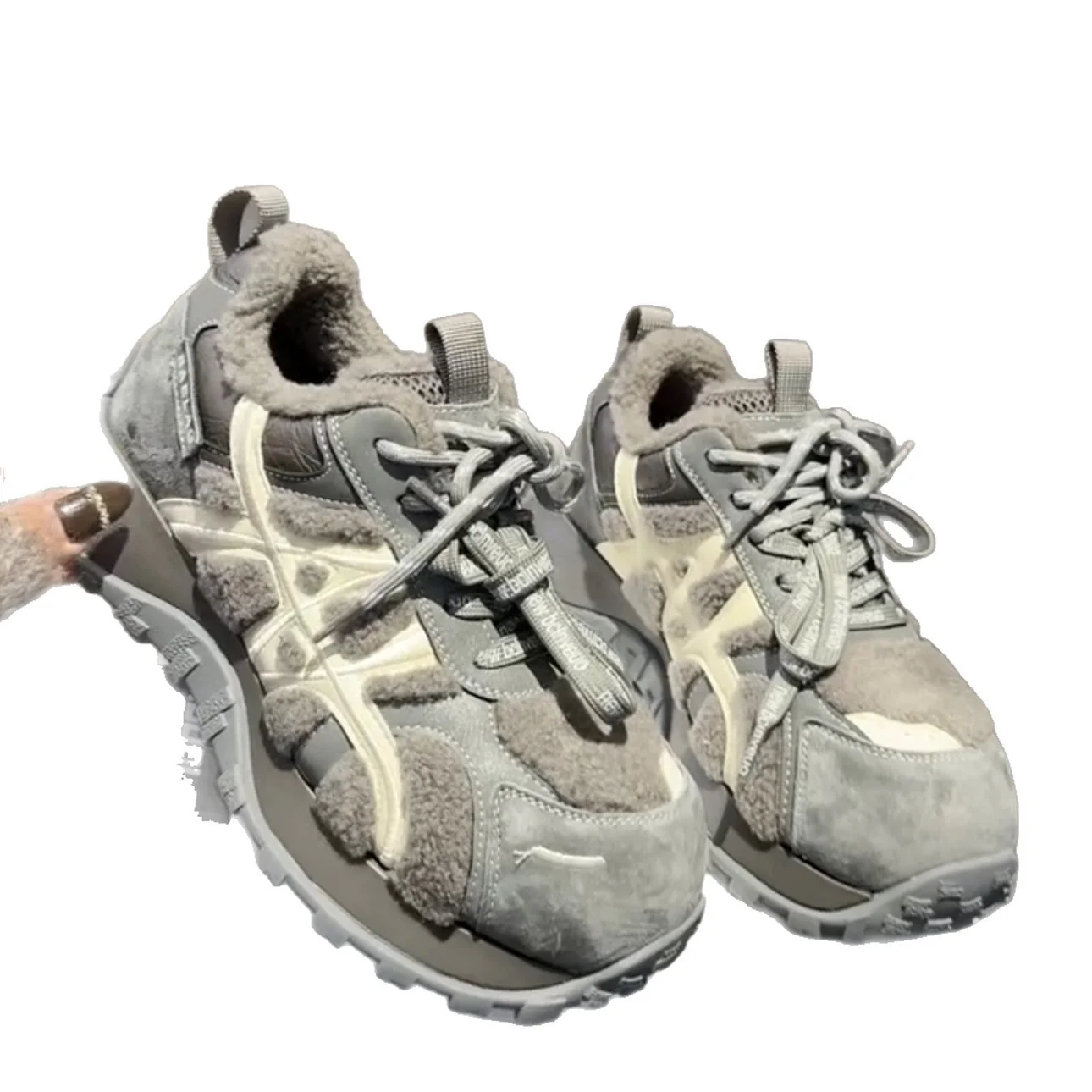 Damen Sportliche Sneakers mit warmem Innenfutter und rutschfester Laufsohle Heidi Mode - Image 5