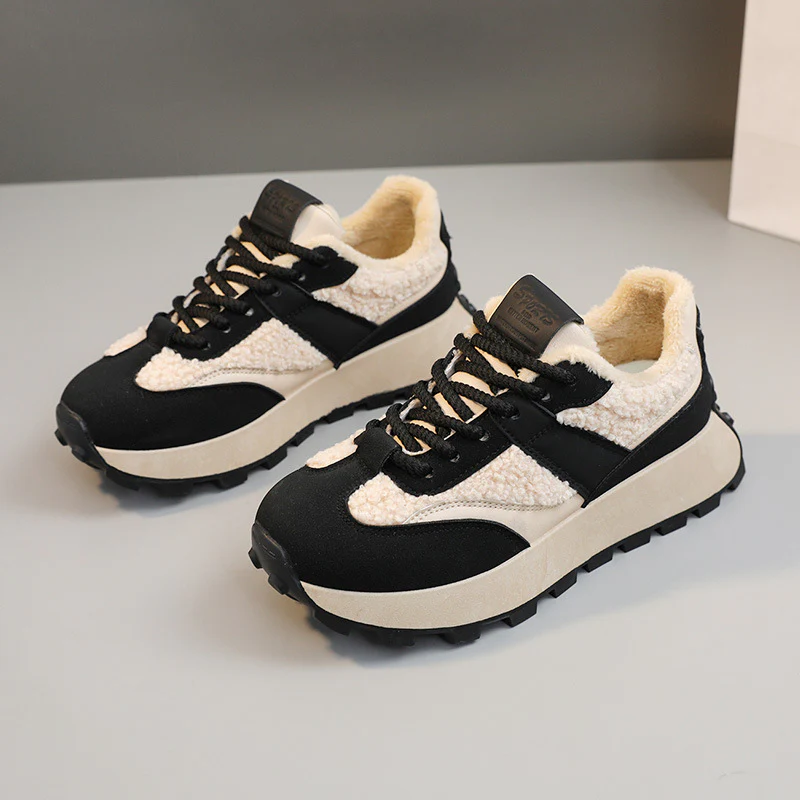Damen Sportliche Sneakers mit Warmfutter und rutschfester Laufsohle Heidi Mode - Image 7