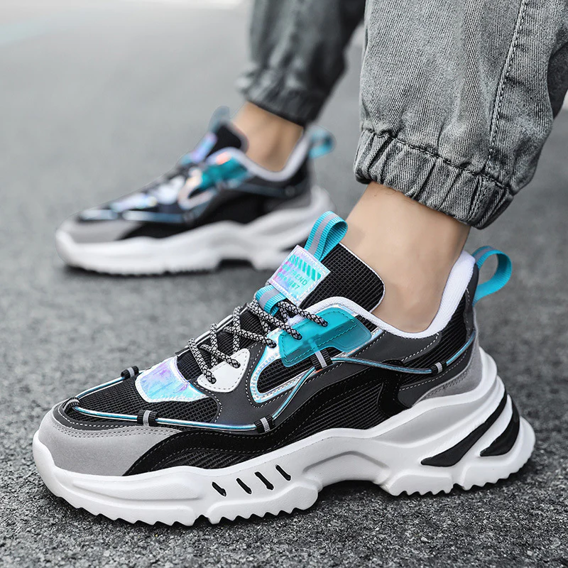 Damen Sportliche Streetwear-Sneaker mit gepolsterter Sohle und atmungsaktiver Struktur Heidi Mode - Image 4