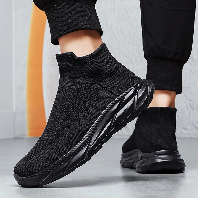 Damen Sportliche Strick-Sneaker mit elastischem Obermaterial und atmungsaktiver Sohle Heidi Mode - Image 3