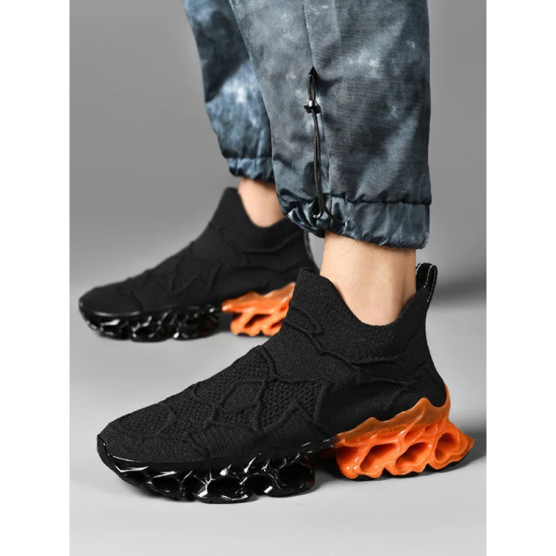 Damen Sportliche Strick-Sneaker mit rutschfester Sohle und innovativer Dämpfungstechnologie Heidi Mode - Image 2