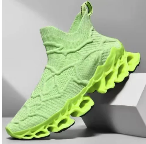 Damen Sportliche Strick-Sneaker mit rutschfester Sohle und innovativer Dämpfungstechnologie Heidi Mode - Image 5
