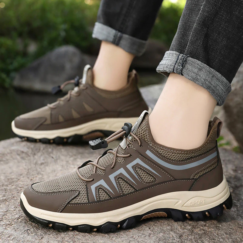 Damen Sportliche Trail-Sneaker mit atmungsaktivem Mesh-Obermaterial und rutschfester Sohle Heidi Mode - Image 2