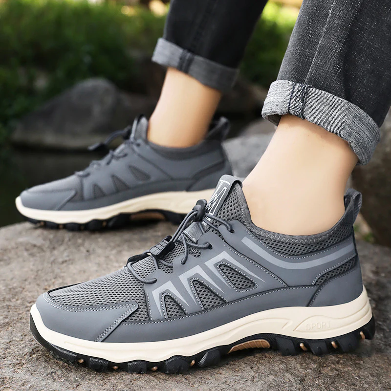 Damen Sportliche Trail-Sneaker mit atmungsaktivem Mesh-Obermaterial und rutschfester Sohle Heidi Mode - Image 3
