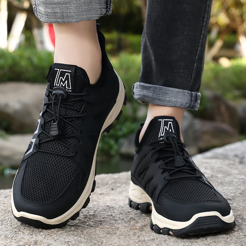 Damen Sportliche Trail-Sneaker mit atmungsaktivem Mesh-Obermaterial und rutschfester Sohle Heidi Mode - Image 4