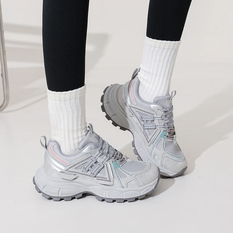 Damen Sportliche Trailrunning Sneakers mit atmungsaktivem Obermaterial und rutschfester Sohle Heidi Mode - Image 3