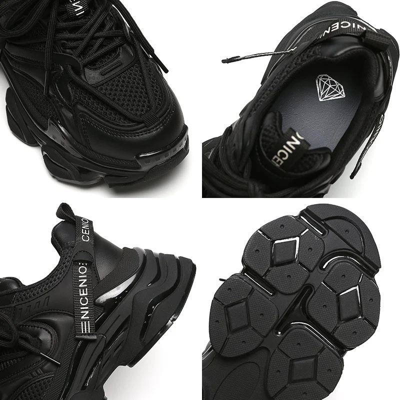 Damen Sportliche Trend-Sneaker mit atmungsaktiven Mesh-Einsätzen und gepolstertem Einstieg Heidi Mode - Image 4