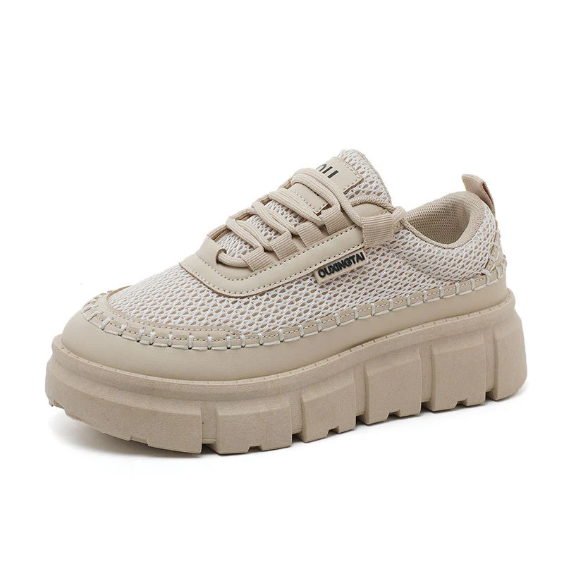 Damen Sportliche Trend-Sneaker mit Federung und atmungsaktivem Obermaterial Heidi Mode