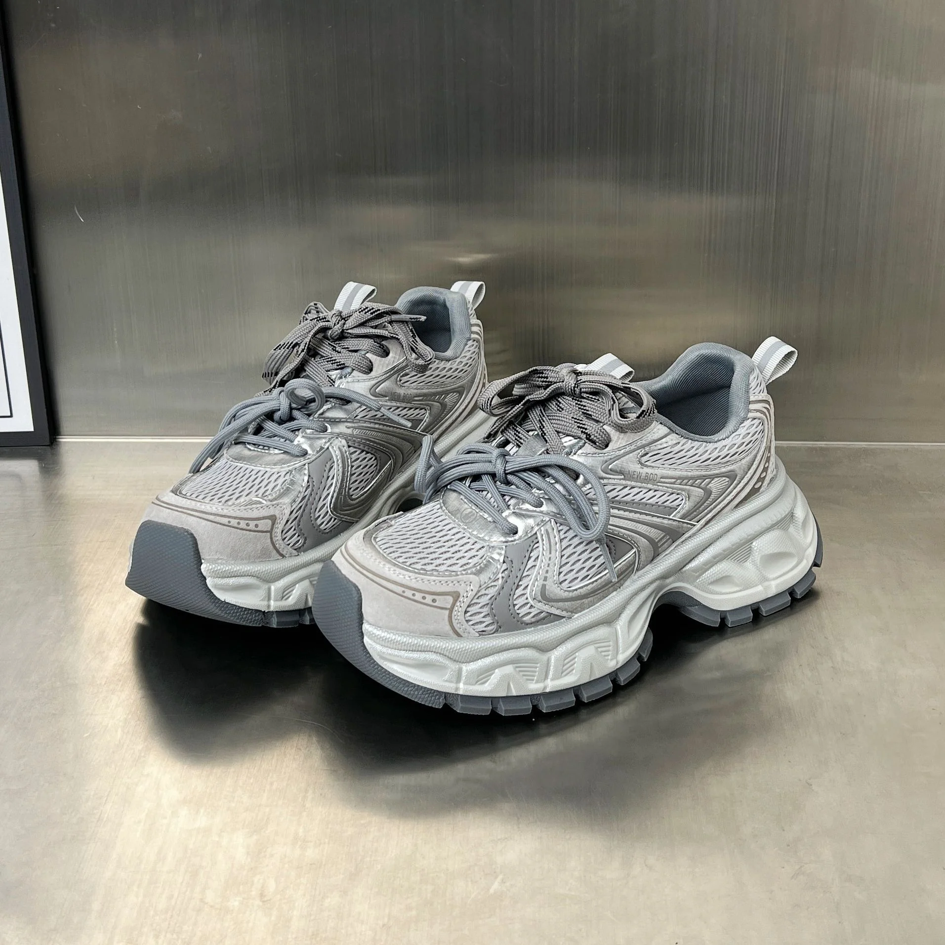 Damen Sportliche Trend-Sneaker mit rutschfester Sohle und atmungsaktivem Mesh-Heidi Mode - Image 6
