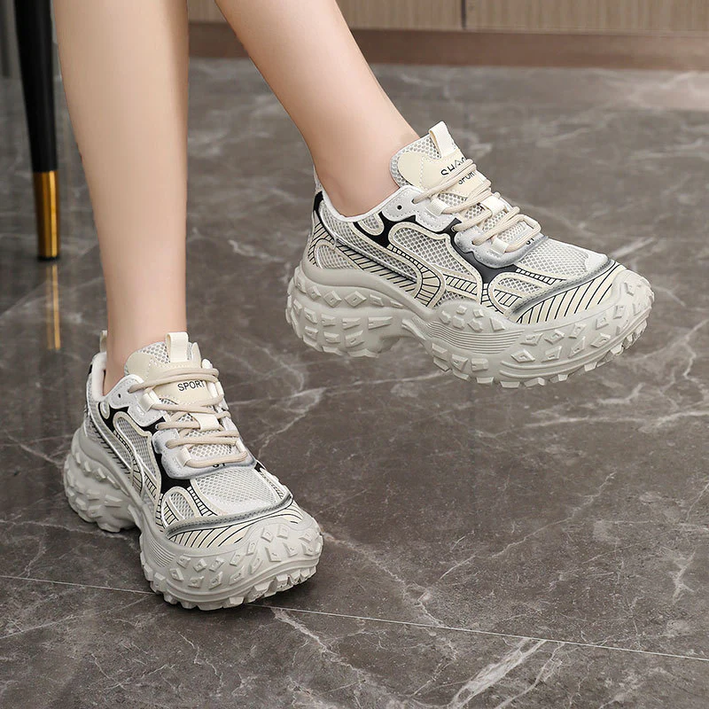 Damen Sportliche Trend Sneakers Heidi Mode - Image 4
