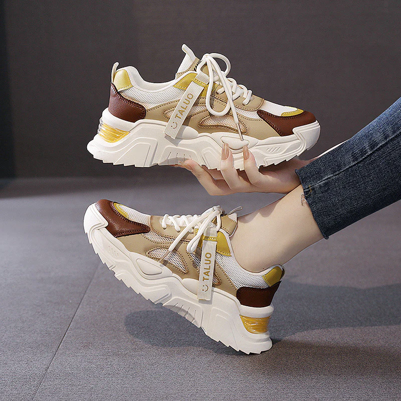 Damen Sportliche Trend Sneakers mit atmungsaktiver Obermaterialstruktur und innovativer Dämpfung Heidi Mode - Image 4