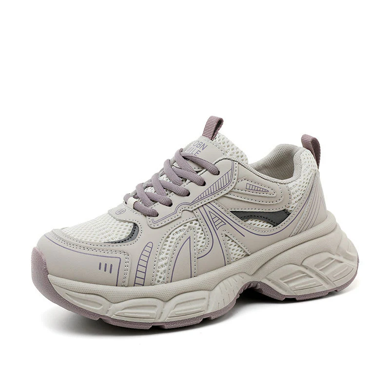 Damen Sportliche trendy Sneakers mit atmungsaktivem Design Heidi Mode