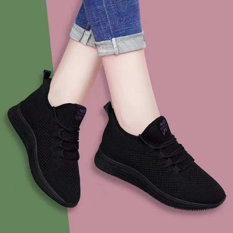 Damen Sportliche und atmungsaktive Lace-Up Sneakers Heidi Mode - Image 7