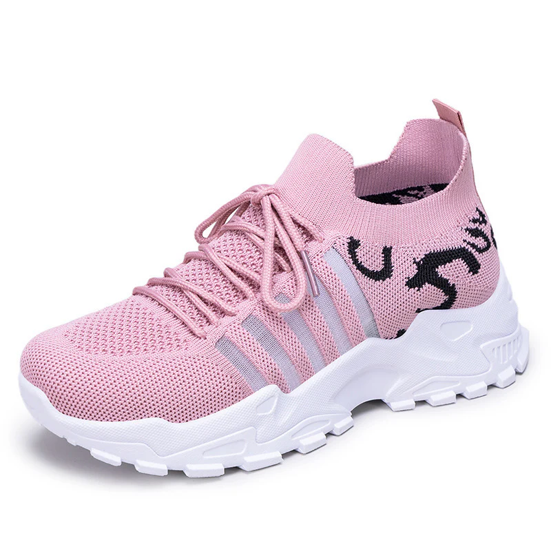 Damen Sportliche und atmungsaktive Laufschuhe mit elastischem Obermaterial Heidi Mode - Image 5