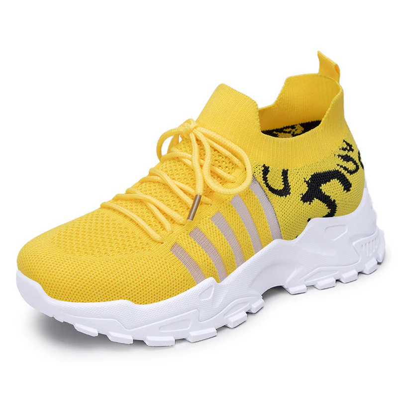 Damen Sportliche und atmungsaktive Laufschuhe mit elastischem Obermaterial Heidi Mode - Image 9