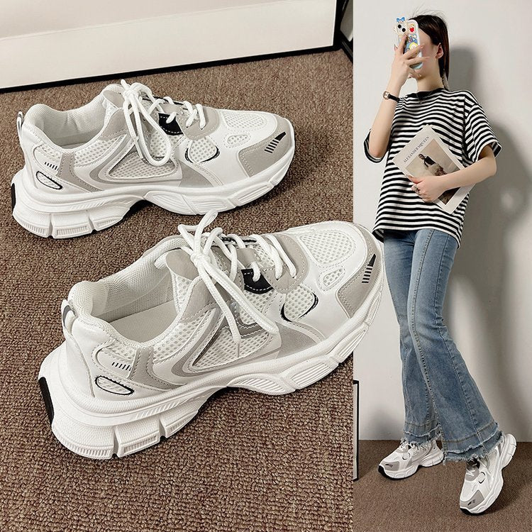 Damen sportliche und atmungsaktive Sneakers Heidi Mode