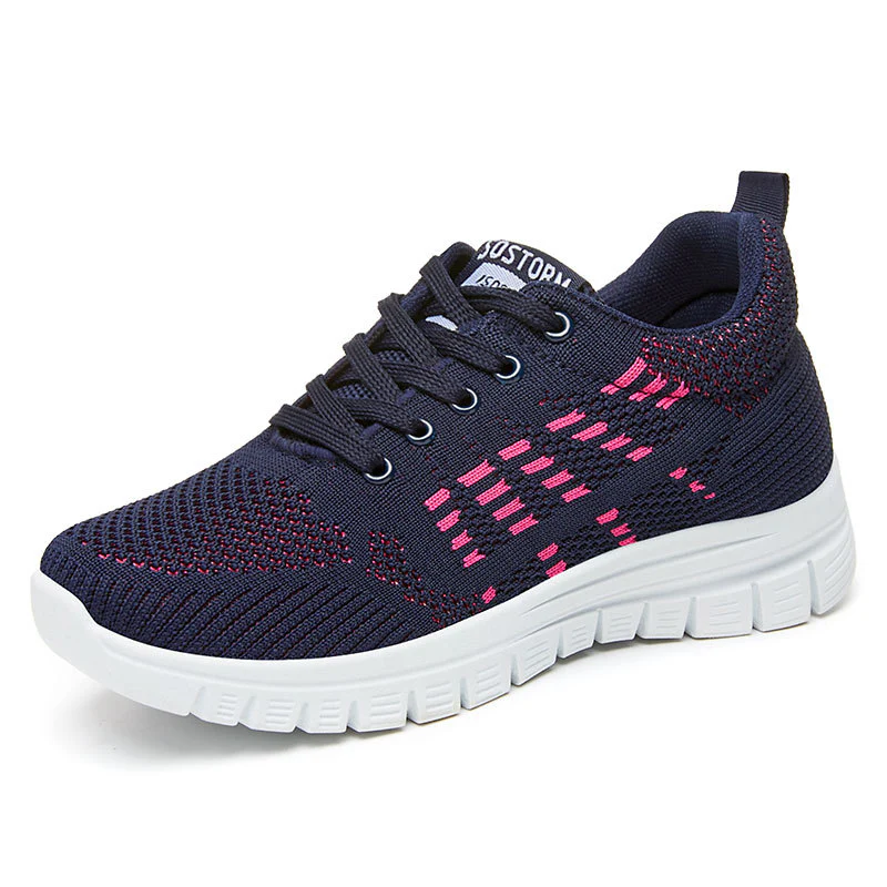 Damen Sportliche und atmungsaktive Sneakers mit elastischem Obermaterial Heidi Mode - Image 8