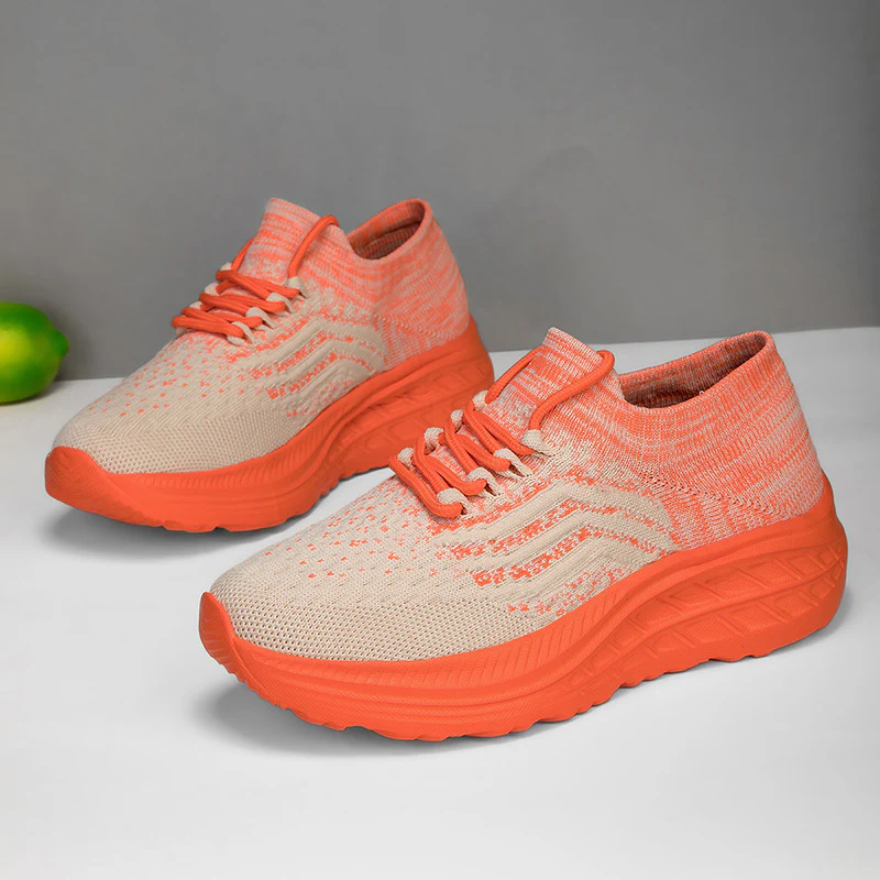 Damen Sportliche und atmungsaktive Sneakers mit elastischem Obermaterial Heidi Mode - Image 2